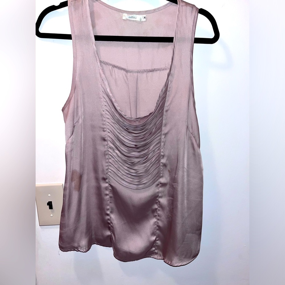 Millau - Silky scoop neck sleeveless top